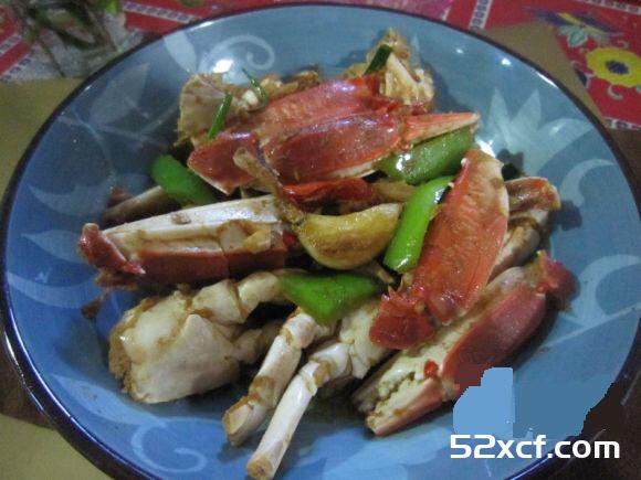 沙茶酱炒梭子蟹的做法