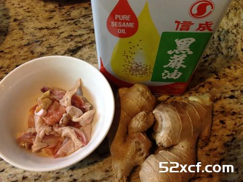香菇麻油鸡饭的做法
