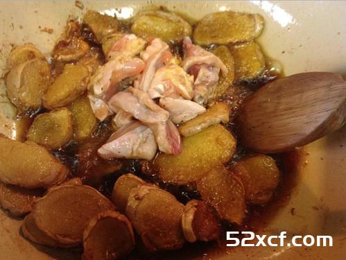 香菇麻油鸡饭的做法