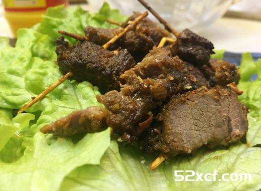 烤箱烤牛肉牙签肉的做法