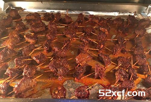 烤箱烤牛肉牙签肉的做法