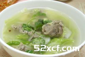 羊肉白菜汤的做法