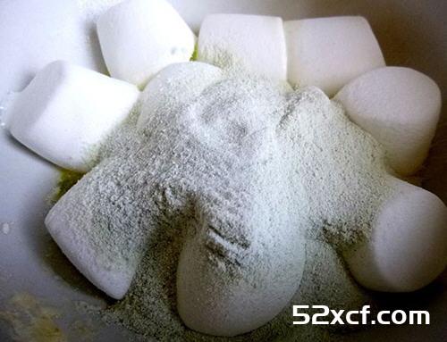 抹茶腰果花生牛轧糖的做法