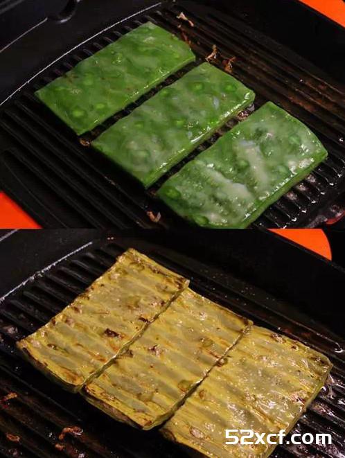 仙人掌绿色牛排的做法