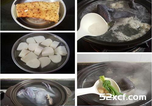 乌鸡山药砂锅煲的做法