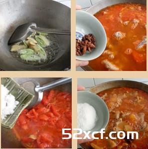 西红柿炖牛肉的做法