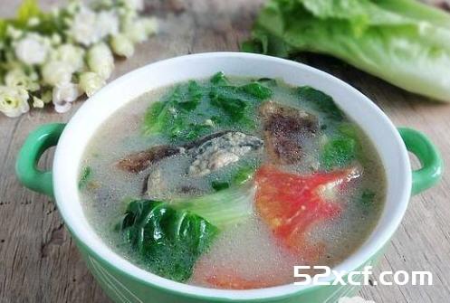番茄皮蛋汤的做法