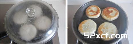 鸡蛋韭菜粉丝煎饼的做