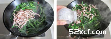 韭菜炒鱿鱼的家常做法