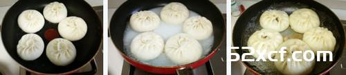 冰花小豆沙煎包的做法
