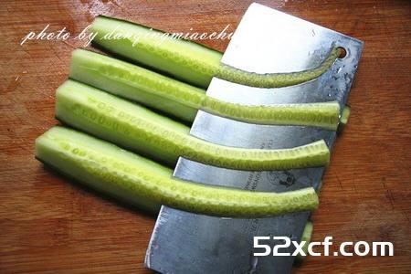 黄瓜切丁的方法图解