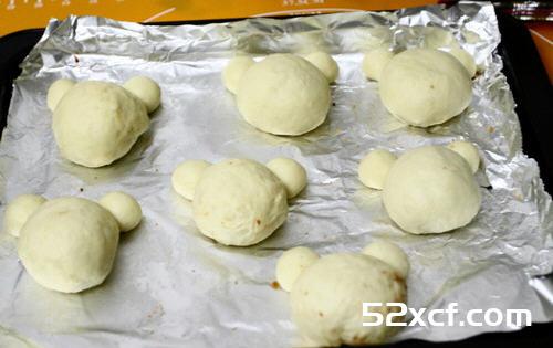 小熊豆沙包的做法