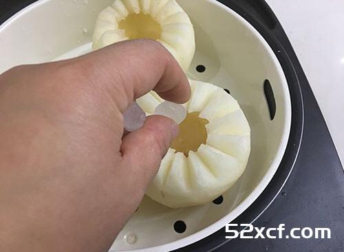冰糖蒸雪梨的做法