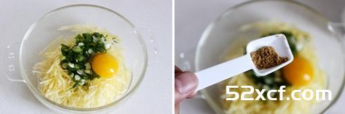 家常土豆丝煎饼的做法