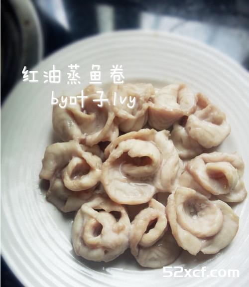 红油蒸鱼卷的做法