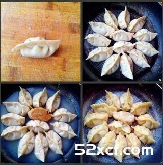 鲜肉冰花煎饺的做法