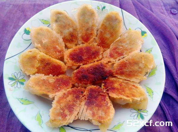 鲜肉冰花煎饺的做法