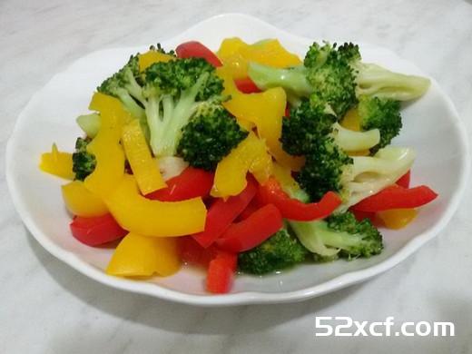 甜椒花椰菜的做法