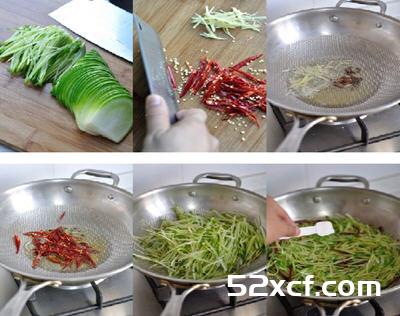 香辣萝卜丝的做法