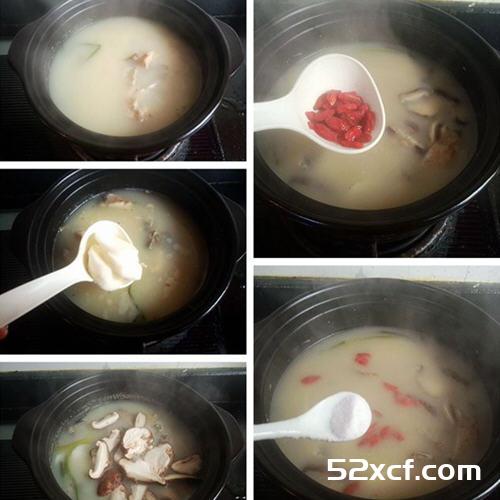 香菇山药炖黑鱼汤的做法