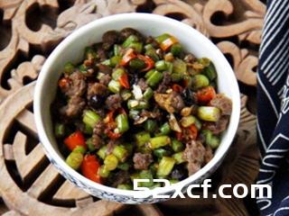 蒜苔牛肉粒的做法