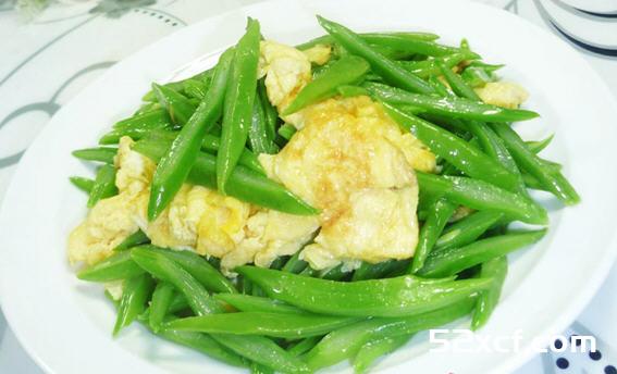 鸡蛋炒油豆角的做法