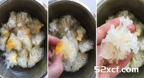 银耳枣杞甜汤的做法