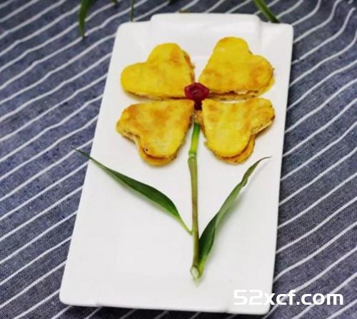 萝卜鸡蛋饼花的做法