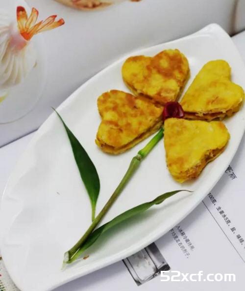 萝卜鸡蛋饼花的做法