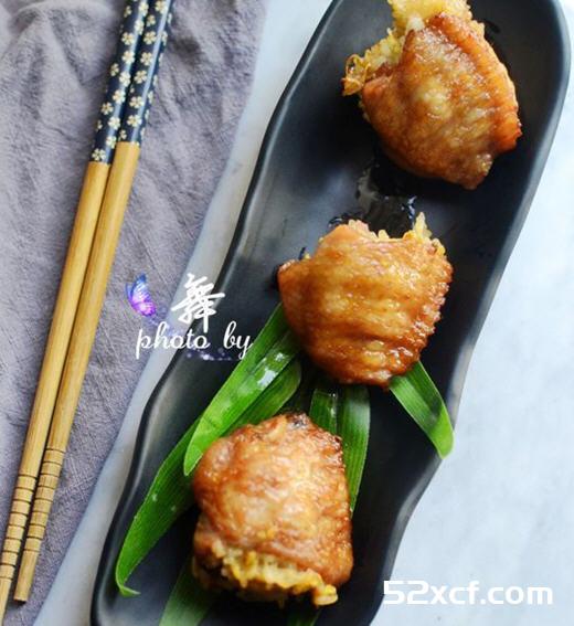 鸡翅中包饭的做法