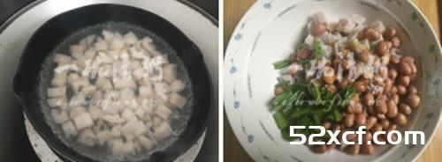 茶香花生藕的做法