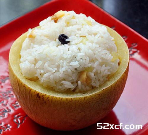 蜜瓜水果饭的做法