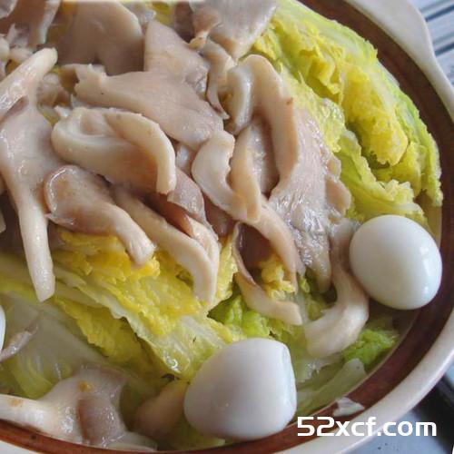 砂锅平菇娃娃菜的做法