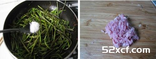 肉末手撕蕨菜的做