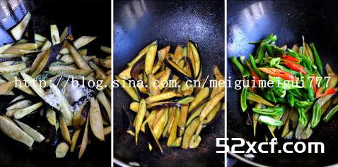 青椒炒茄子的做法