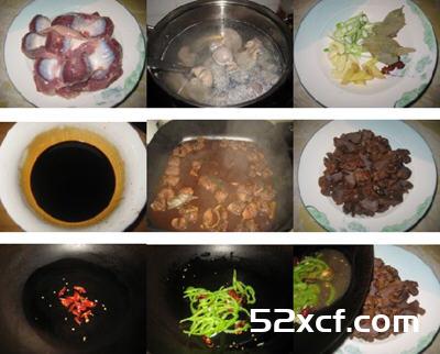 香辣卤鸡胗的做法