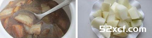 白萝卜炖腊肉的做法
