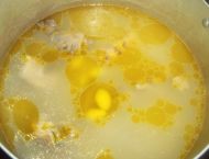 白果炖鸡的做法