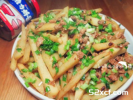 酱炒薯条的做法