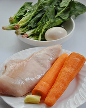 菠菜胡萝卜鸡肉丸子的做法教