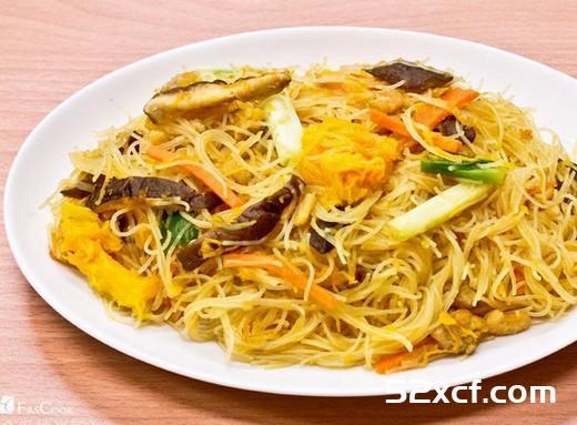 金瓜炒米粉的做法