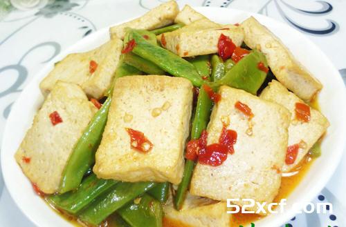 油豆角烧老豆腐的做法