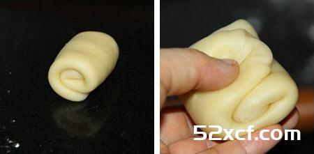 玫瑰葡萄软月饼的做法