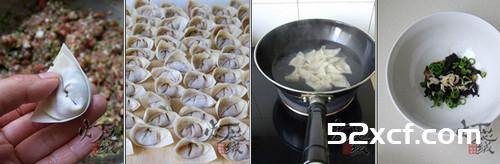 荠菜鲜肉馄饨的做法
