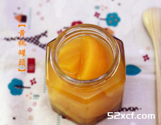 甜蜜黄桃罐头的做法