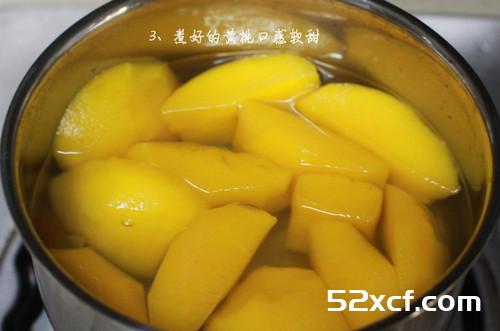 甜蜜黄桃罐头的做法
