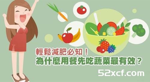 轻松减肥秘籍：为什么用餐先吃蔬菜减肥最有效