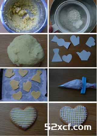 爱心糖霜饼干的做法