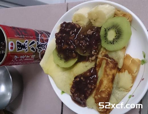 水果红豆松饼的做法