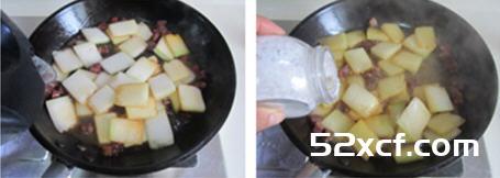 腊肠炒冬瓜的做法